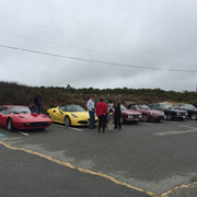 A few shots of our cars parked at White Crest Beach